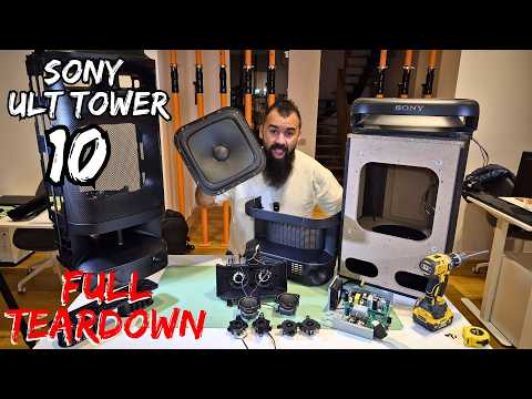 Sony ULT Tower10 FULL Teardown