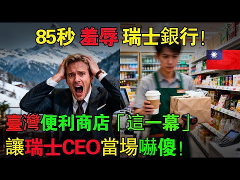 台灣便利商店「這一幕」讓瑞士CEO當場嚇傻!85秒極限操作,西方人:這絕對不是人類!#臺灣 #便利商店 #外國人看臺灣 #感人故事 #台灣人必看