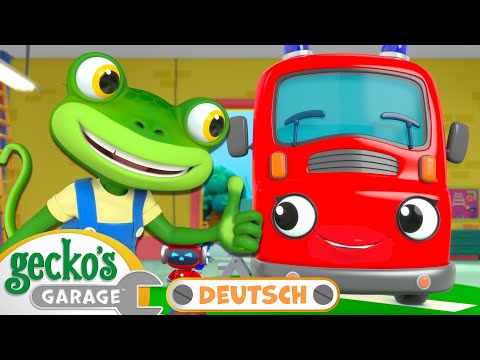 Feuerwehrauto-Spaß|20-minütige Zusammenstellung|Geckos Garage|LKW für Kinder