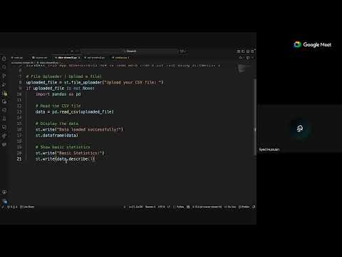 Artificial Intelligence Course -  Lecture 58 ( Streamlit )
