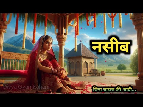 नसीब। बिना बारात की शादी। #emotionalstory #story #love #family #kahani #moralstories #motivation