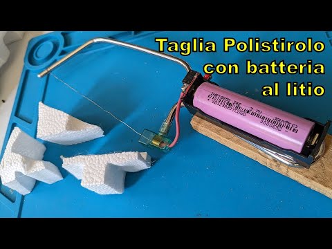 Portable polystyrene cutter with lithium battery for EPS building insulation panels