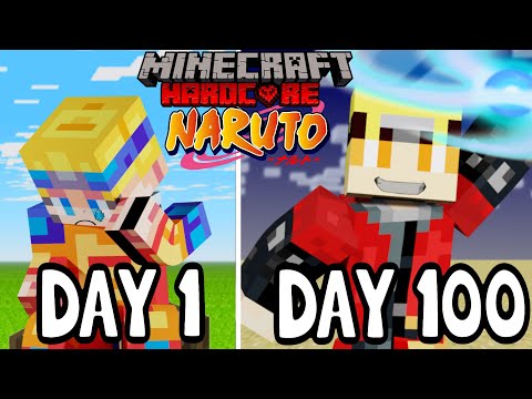 I Survived 100 Days As Naruto In Minecraft