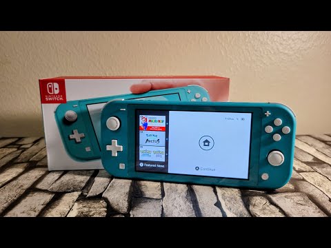 Nintendo Switch Lite Unboxing and Setup