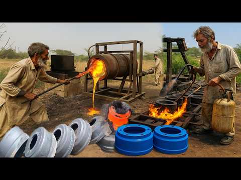 AMAZING Brake Drum FACTORY Production Line