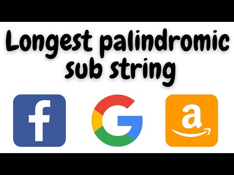 longest palindromic substring leetcode python solution | longest palindromic substring