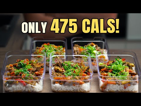 47g Protein at only 475 Calories! Korean Beef Stir Fry Meal Prep