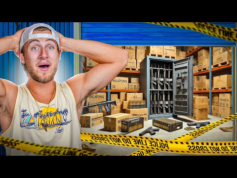 I Bought An Ex Cops Storage Unit (5 Guns, Ammo And More)