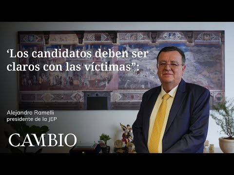 “Ending the JEP would mean impunity”: Alejandro Ramelli, president of the JEP | CAMBIO
