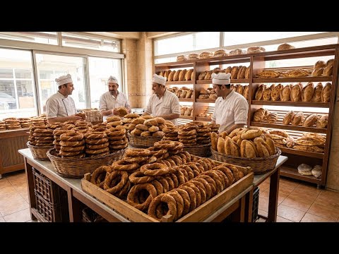 Inside a Legendary Turkish Bakery Traditional Baklava Full Making Process Revealed!