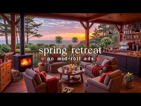 🌿 Spring Retreat Jazz (NO MID-ROLL ADS) – Peaceful Piano Ambience for Relaxation & Focus