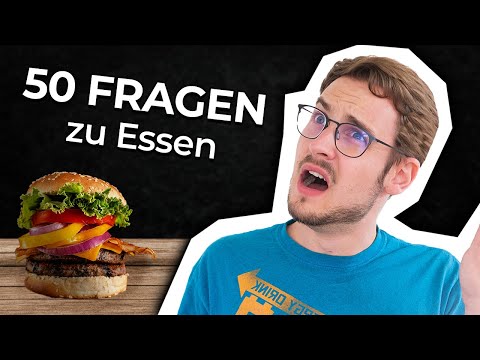 KULINARISCHE Herausforderungen | 50 Fragen zu Essen