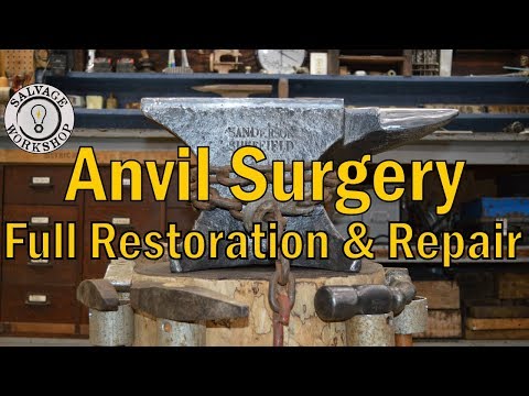 Anvil Surgery ~ RESTORATION & REPAIR ~ NEW life for an OLD anvil!