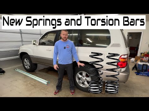 100 Series Springs & Torsion Bar Replacement| Suspension Refresh PT. 1