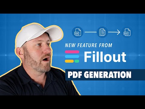 Unlock PDF Automation: Transform PDFs into Online Forms with Fillout! 👍
