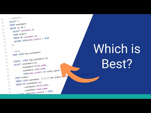 CTE vs Subquery vs View: Which One Should You Use?