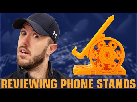 3D Printing Engineer Reacts to Phone Stands: Design for Mass Production 3D Printing