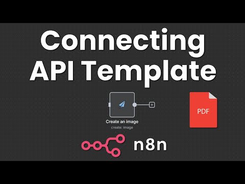 How to use n8n to generate PDF files via API Template - Using a template as well as raw HTML code
