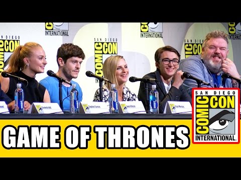GAME OF THRONES Comic Con Panel (Part 1) - Sophie Turner, Iwan Rheon, Kristian Nairn & Season 7 News