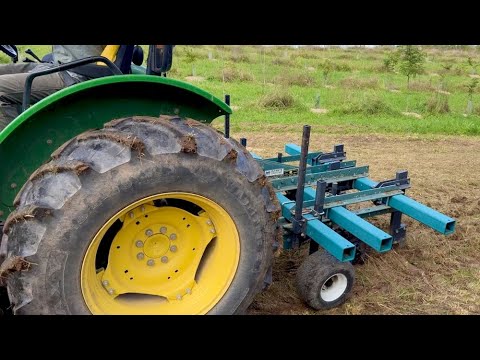 Ripping a Field Before Planting a Native Wildflower Meadow