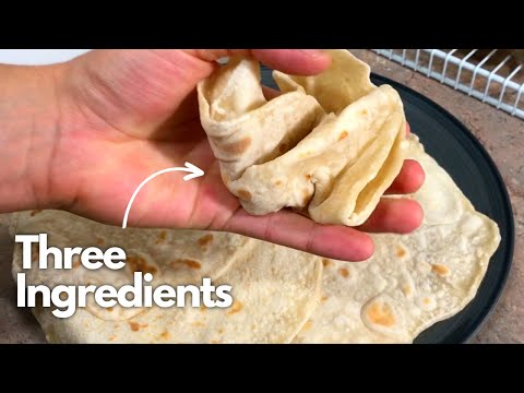 How to Make Flour Tortillas WITHOUT ANY LARD