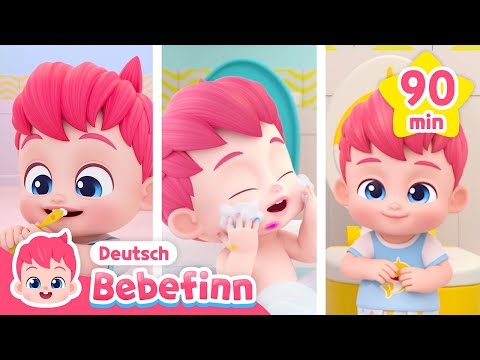 Gesunde Gewohnheiten im neuen Jahr | Zähneputzen, Aufräumen usw. | Bebefinn Deutsch - Kinderlieder