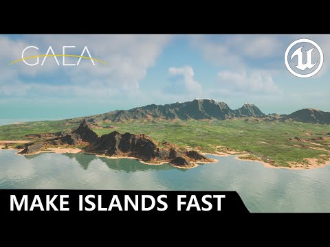 How to Make Landscape FAST using Gaea 2.0  and Unreal Engine 5