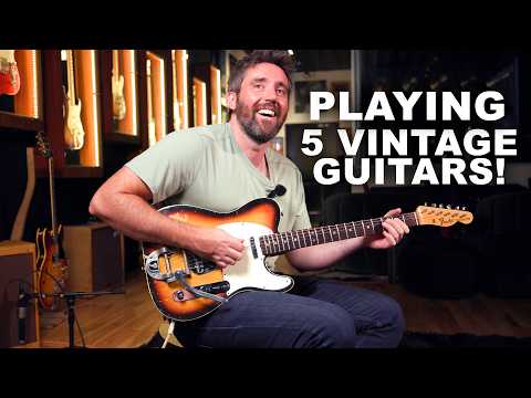 🤯 5 BEST Vintage Guitars in THE VAULT!