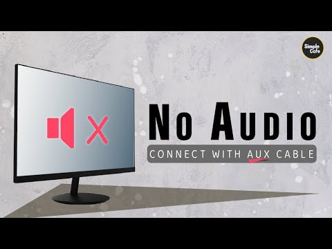 How to Connect Speaker to Monitor Display [Auxiliary Jack]