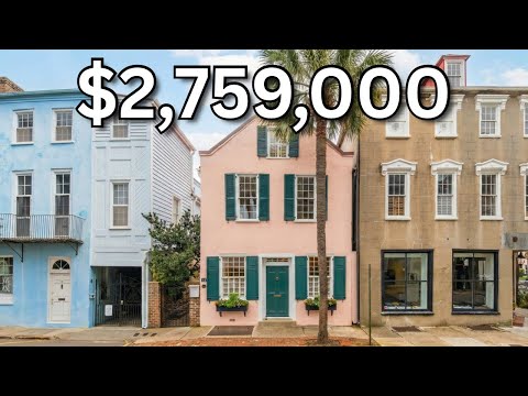 Touring a 196-year-old Charleston home with a crazy past.  