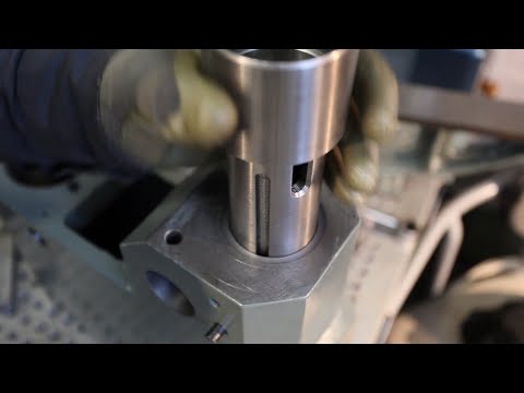 To prevent the spindle from wobbling, rub it with this...