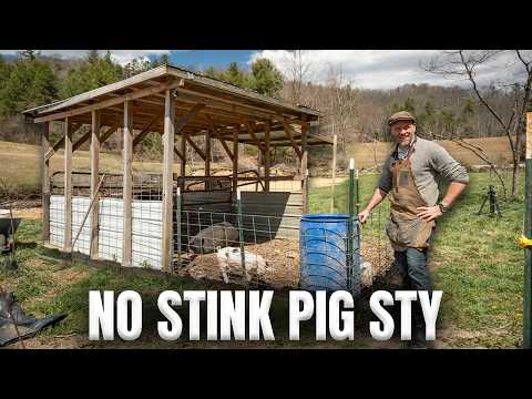 Finally, A Pig Stye that Doesn’t Stink + Gives Compost
