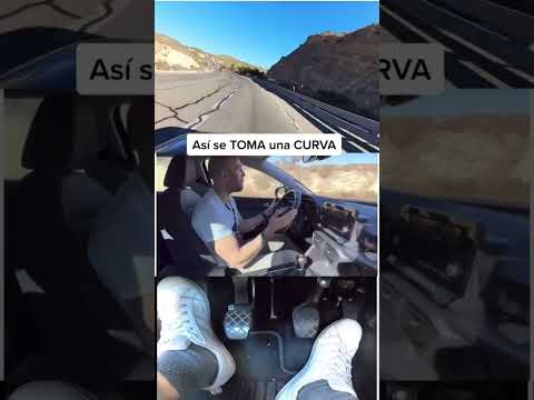 Toma una CURVA como DIOS MANDA🤗 #autoescuela #manejar #car #carros #drivingexam