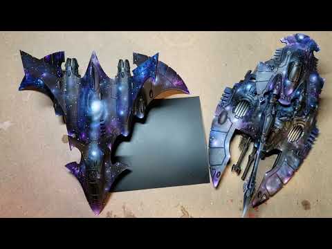 Easy peasy how to paint a nebula for Eldar more grisaille not slap chop