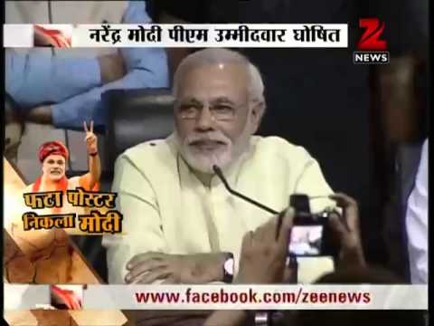 Gujarat CM Narendra Modi is BJP's PM candidate for 2014 Lok Sabha polls