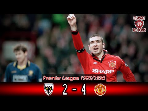 Extended Highlights Wimbledon 2 - 4 Man Utd Premier League 1995/96 Classic Match Manchester United
