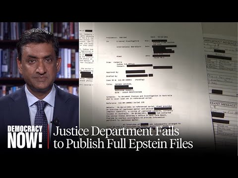Rep. Ro Khanna Urges Contempt Charges over AG Bondi's Epstein Redactions