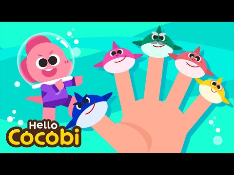 Baby Shark Finger Family | Kids Song & Nursery Rhymes | Hello Cocobi