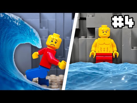 I CREATED A LEGO TSUNAMI AND FLOODED THE ISLAND