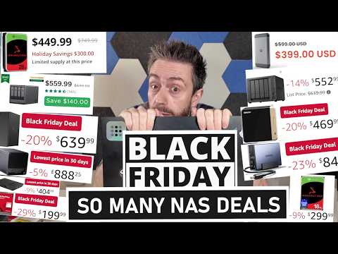 The BEST BLACK FRIDAY NAS DEALS EVER - Synology, UGREEN, QNAP, Seagate, WD, Terramaster and MORE