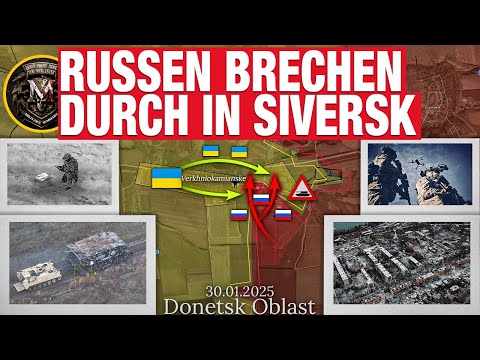 Russen auf dem direkten Weg nach Pokrovsk | Siversk-Offensive wieder aktiv. Frontbericht 30.01.2025