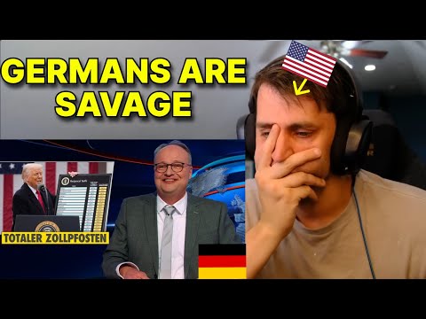 American reacts to German TV making fun of Donald Trump