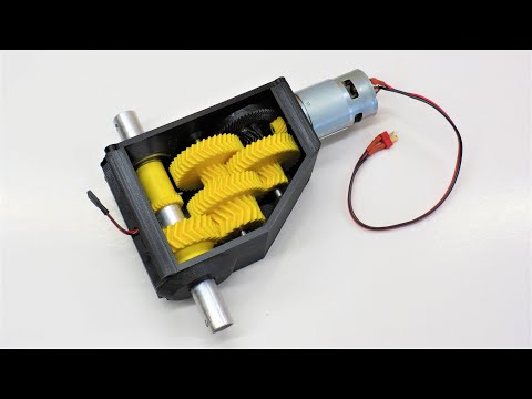 3D printed high torque servo/gearbox version 2