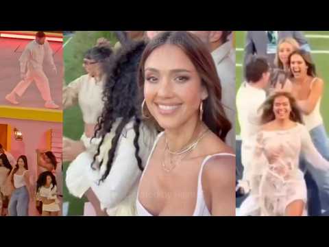 Jessica Alba Reacts To Being Part Of Bad Bunny's Super Bowl Show