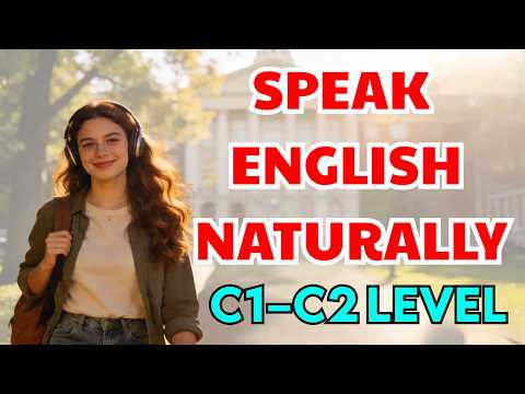 Stop Translating! Train Your Brain to Speak English Naturally (C1–C2 Practice)