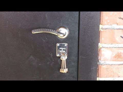 Надёжное крепление ручек дверного замка!