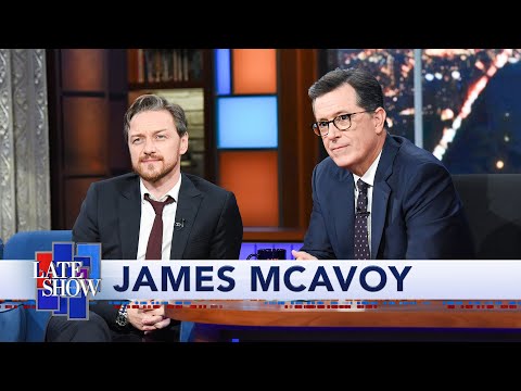 James McAvoy Plays Stephen Colbert's Lightning Round