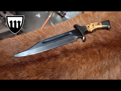 Forging a bowie knife, the complete movie.