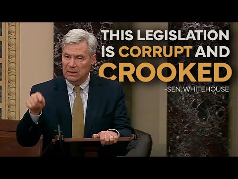 "A Rotten Racket" Senator Whitehouse Rebukes Republican Bill