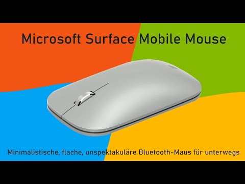 Microsoft Surface Mobile Mouse - Minimalistische Bluetooth-Maus für unterwegs